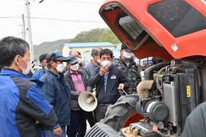 [NSP PHOTO]청송군농업기술센터, 농업기계 안전사용교육 실시