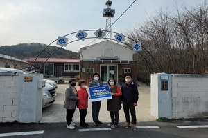 [NSP PHOTO]순천시 별량 학산교회, 성금 200만원 기탁