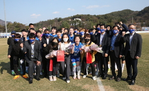 [NSP PHOTO]국민체육진흥공단 여자축구단, 2022 WK리그 홈 개막 7개월 대장정 돌입