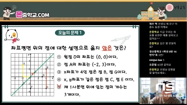 NSP통신-경상북도교육청은 4일부터 중학생 수학 교과 학습 지원을 위한 온중학교를 운영한다고 밝혔다. (경상북도교육청)