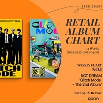 [NSP PHOTO]엔시티 드림 Glitch Mode, 3월 가온 소매점 앨범차트 1위