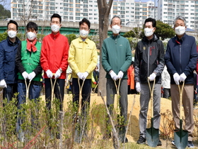 [NSP PHOTO]경북도, 제77회 식목일 기념 희망나무 심기 행사