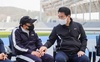 (NSP NEWS Image)백군기 용인시장, 국민 마라토너 이봉주와 희망 메시지 나눠