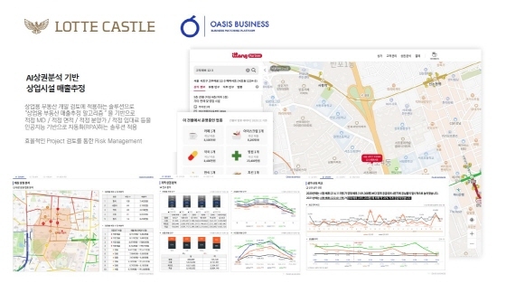 NSP통신-롯데건설이 오아시스비즈니스와 협약으로 활용하는 AI 시장 분석 기반 상업시설 매출 추정 이미지 (롯데건설)