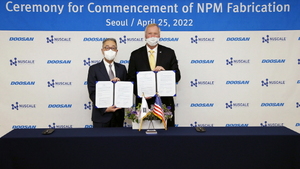 [NSP PHOTO]두산에너빌리티, 미국 뉴스케일파워와 소형모듈원전 제작 협약