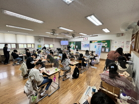 [NSP PHOTO]오산시, 찾아가는 메이커 교실 올해 첫 수업 진행