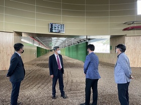 [NSP NEWS Image]정기환 한국마사회장, 전북지역 말산업 현장 방문