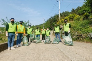 [NSP PHOTO]국립청소년우주센터, 인근 마을 환경정화 사회공헌 활동 실시