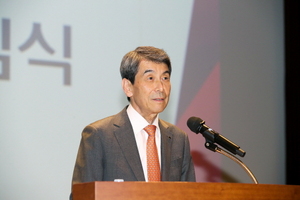 [NSP PHOTO]이동걸 산은 회장 이임식 개최…4년 8개월 임기 마무리