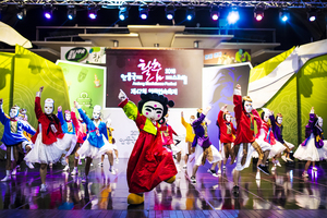 [NSP PHOTO]안동국제탈춤페스티벌  마스코트 탈놀이단 , 축제 홍보 시작