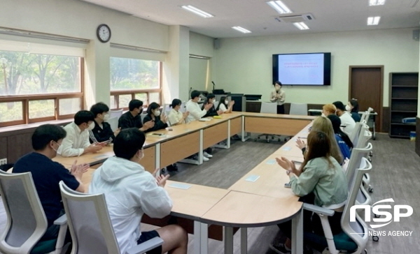 NSP통신-포항 선린대학교는 지난 18일 대학 본부 대회의실에서 1주기 전문대학혁신지원사업 성과평가 보고 및 2주기 의견수렴을 위한 재학생 간담회를 개최했다. (포항 선린대학교)