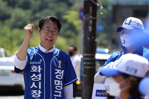 [NSP PHOTO]정명근 화성시장 후보 서남부권 확 뚫리는 교통 공약 발표