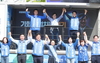 (NSP NEWS Image)장인수 오산시장 후보, 김동연 경기도지사 후보와 원팀 합동유세