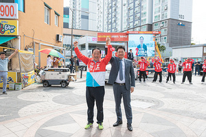 [NSP PHOTO]이병선 속초시장 후보 속초를 굴뚝없는 산업 MICE산업 메카로