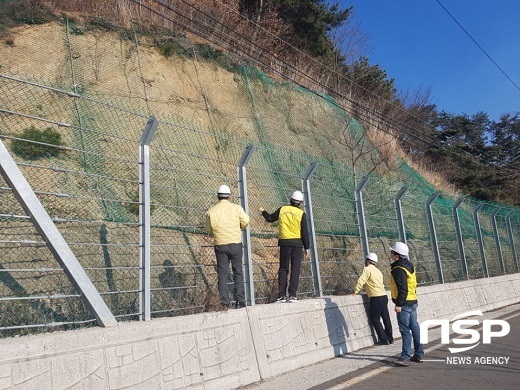 [NSP PHOTO]장수군, 우기대비 급경사지 표본 점검 실시