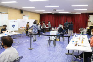 [NSP PHOTO]수원시, 제8회 전국동시지방선거 투표율 6.06% 기록중