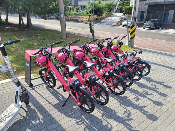 NSP통신-3일부터 대여 서비스를 시작하는 스마트 시티 전기자전거. (강릉시)