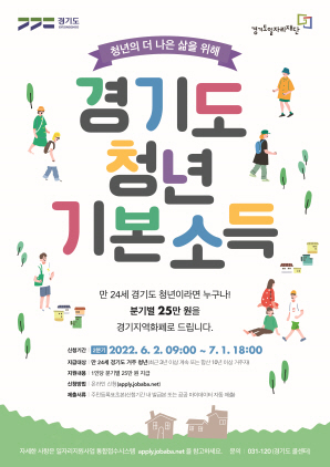 NSP통신-경기도 청년기본소득 안내 포스터. (경기도)
