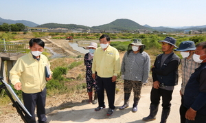 [NSP PHOTO]주낙영 경주시장 당선 첫 행보, 가뭄대비 긴급점검