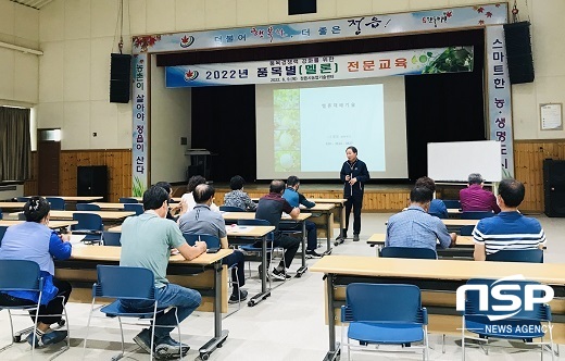 [NSP PHOTO]정읍시, 고품질 멜론 생산 재배 기술 지원 나서