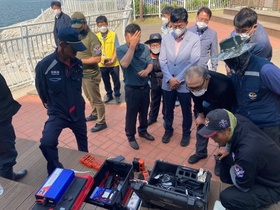 [NSP NEWS Image]이민근 안산시장 당선인 시화호 조력발전소 수난사고 현장 방문