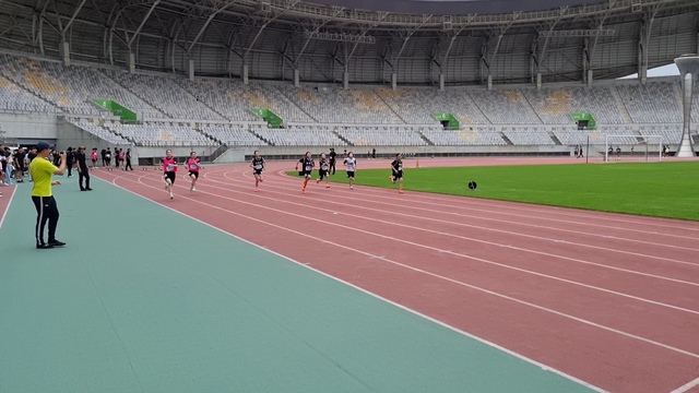 NSP통신-18일 화성종합경기타운 주경기장에서 열린 육상경기대회 모습. (화성시)