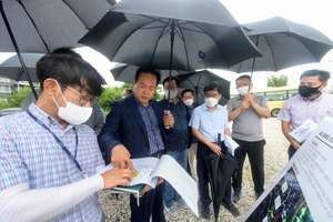 [NSP PHOTO]오산시장직 인수위, 주요 사업장 현장 점검