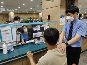 [NSP PHOTO]군포시, 민원창구 비상 상황 대비 모의훈련 실시