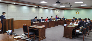 [NSP PHOTO]동해시의회, 원 구성 이후 부서별 첫 업무보고 청취