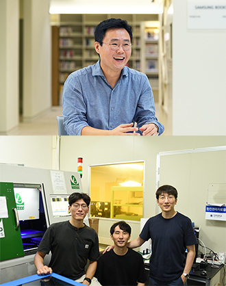 NSP통신-삼성전자 신봉수 연구원(상)과 아주대학교 고제성 교수가 이끄는 연구팀. (삼성전자)