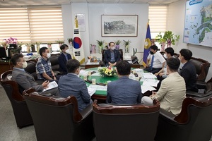 [NSP PHOTO]군산시의회, 2차 추경예산 심의 앞두고 간담회