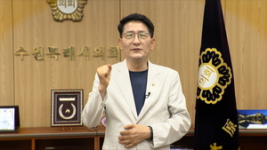 [NSP PHOTO]김기정 수원시의회 의장, 수능 D-100일 수험생 여러분 힘내세요