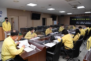 [NSP PHOTO]완주군, 호우주의보 발효...비상 1단계 근무 돌입