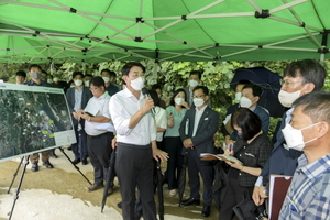 [NSP PHOTO]순천시, 왕지동 생활폐기물 매립장에서 현장 간부회의 개최
