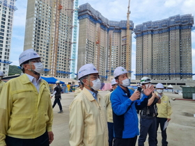 [NSP PHOTO]경북도, 안전대전환 일환 건설현장 합동 안전점검 실시