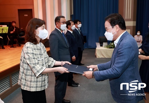 [NSP PHOTO]전북교육청, 교(원)장‧교(원)감 및 교육전문직원 임명장 수여