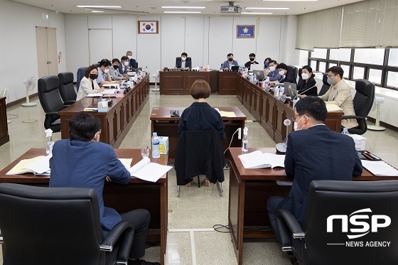 [NSP PHOTO]군산시의회 행복위, 주요 현안사업 점검