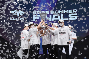 [NSP PHOTO]농심, 2022 LCK 챌린저스 리그 서머 5세트 접전 끝에 첫 우승