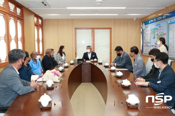 NSP통신-제20회 예천아시아육상경기선수권대회 준비 상황 점검을 위해 아시아육상연맹 현지실사단이 지난달 31일 예천군을 방문했다. (예천군)