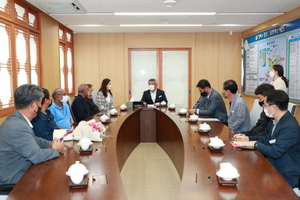 [NSP PHOTO]예천군, U20대회 아시아육상연맹 현지실사단 방문