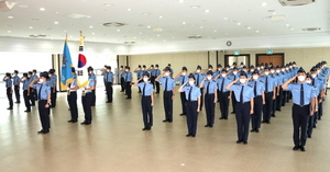 [NSP PHOTO]영진전문대, 제8기 공군 부사관학군단 입단식 가져