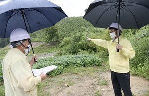 [NSP PHOTO]장수군, 태풍 힌남노 대비 안전관리 점검 총력