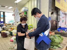 [NSP PHOTO]경주시시설관리공단, 추석맞이 전통시장 장보기 추진