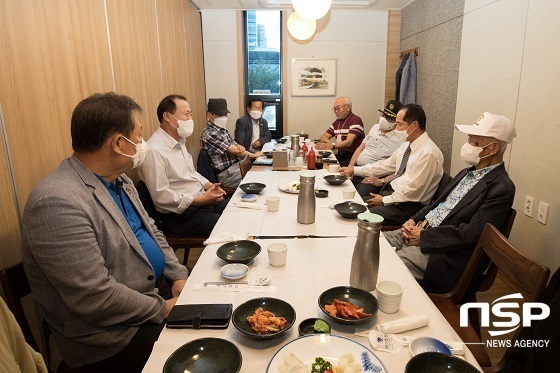 [NSP PHOTO]김영일 군산시의장, 보훈단체협의회와 간담회