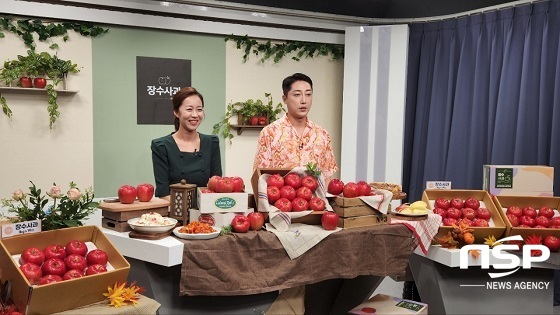 [NSP PHOTO]장수군, 23~29일 TV 홈쇼핑 장수사과 특별 판매전