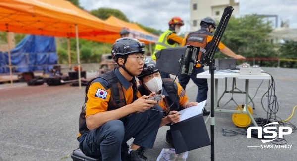 NSP통신-경상북도 소방본부는 지난 20일 재난 현장용 소방드론 활용도 향상을 위한 제1회 소방본부장배 드론 조종 대회를 열었다. (경상북도)