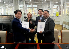 [NSP PHOTO]패션그룹형지 몽골 노민그룹과 양해각서 체결몽골 패션 시장 진출 초읽기