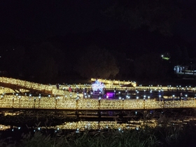 [NSP PHOTO]안성시 안성맞춤 남사당 바우덕이 축제 일루미네이션 점등