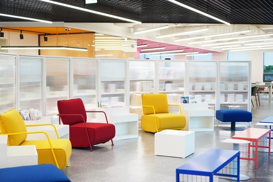 NSP통신-파주중앙도서관 내부 전경 (파주시)