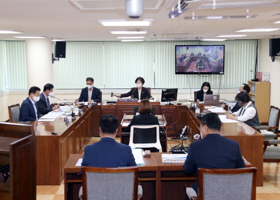NSP통신-6일 열린 광명시의회 예산결산특별위원회 모습. (광명시의회)